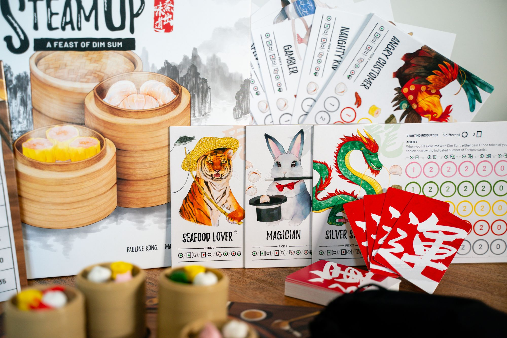 Steam Up A Feast of Dim Sum (B&N Exclusive Edition) (2023 B&N Game of the Year) by Pauline Kong, Haymen Lee and Marie Wong