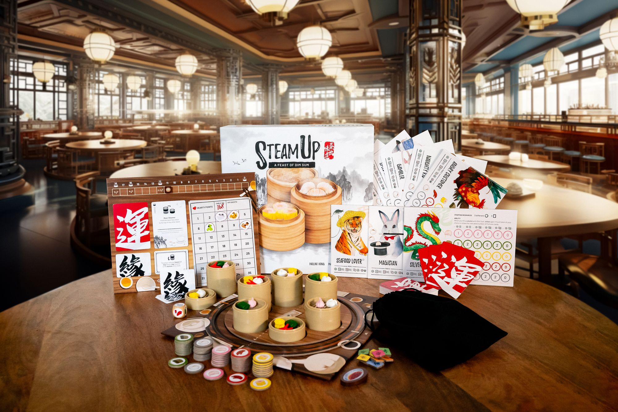 Steam Up A Feast of Dim Sum (B&N Exclusive Edition) (2023 B&N Game of the Year) by Pauline Kong, Haymen Lee and Marie Wong