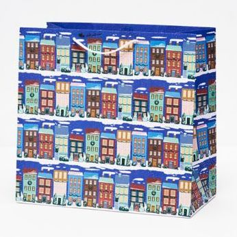 Holiday Houses Large Gift Bag