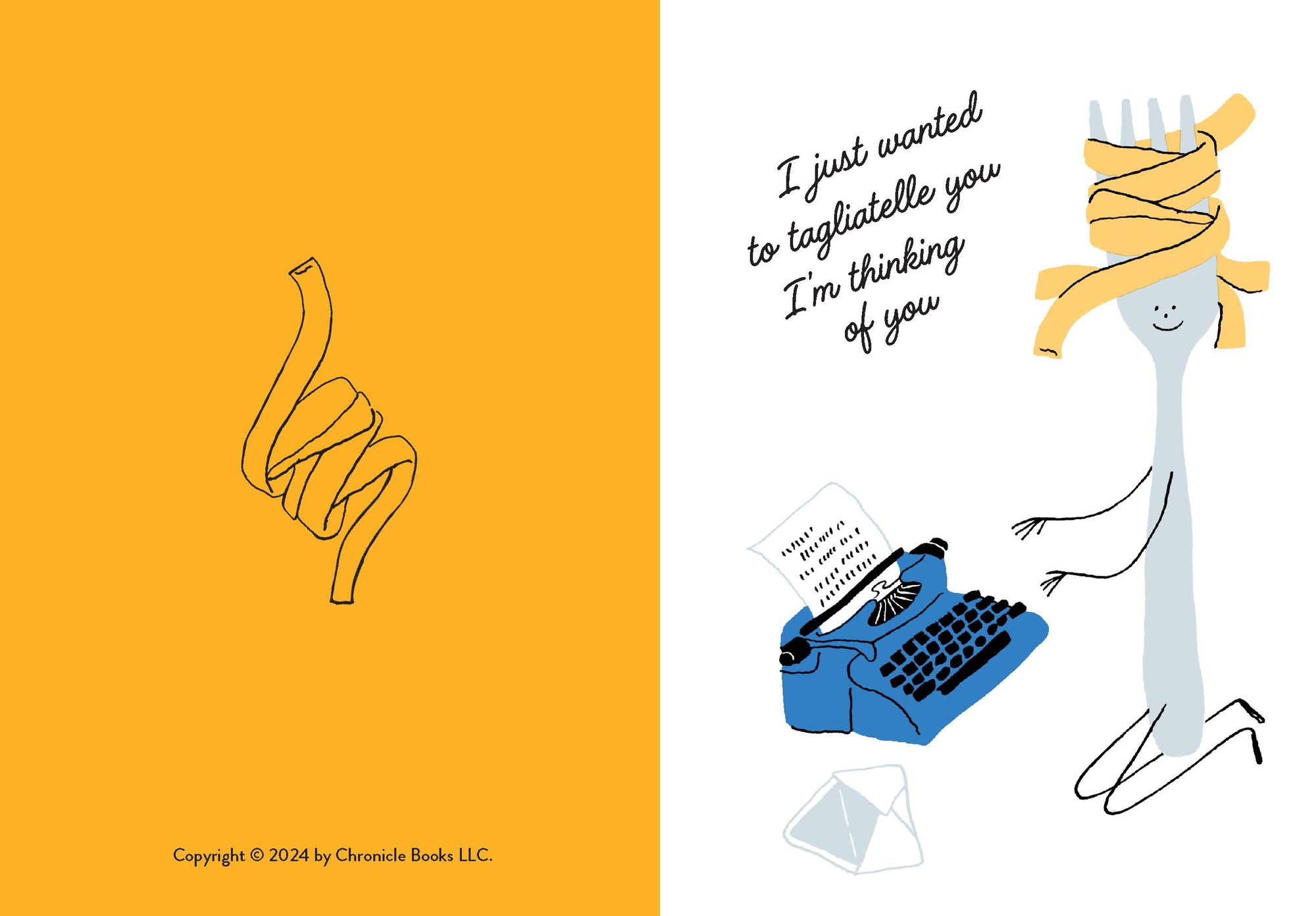 Penne Pals: 12 Pasta Pun Notecards & Envelopes