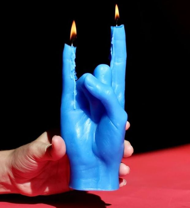 You Rock Hand Candle