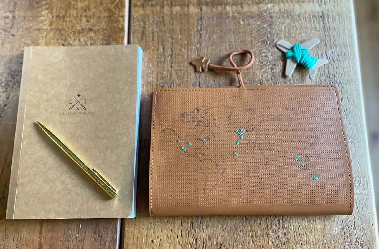 Stitch Your Travels World Notebook