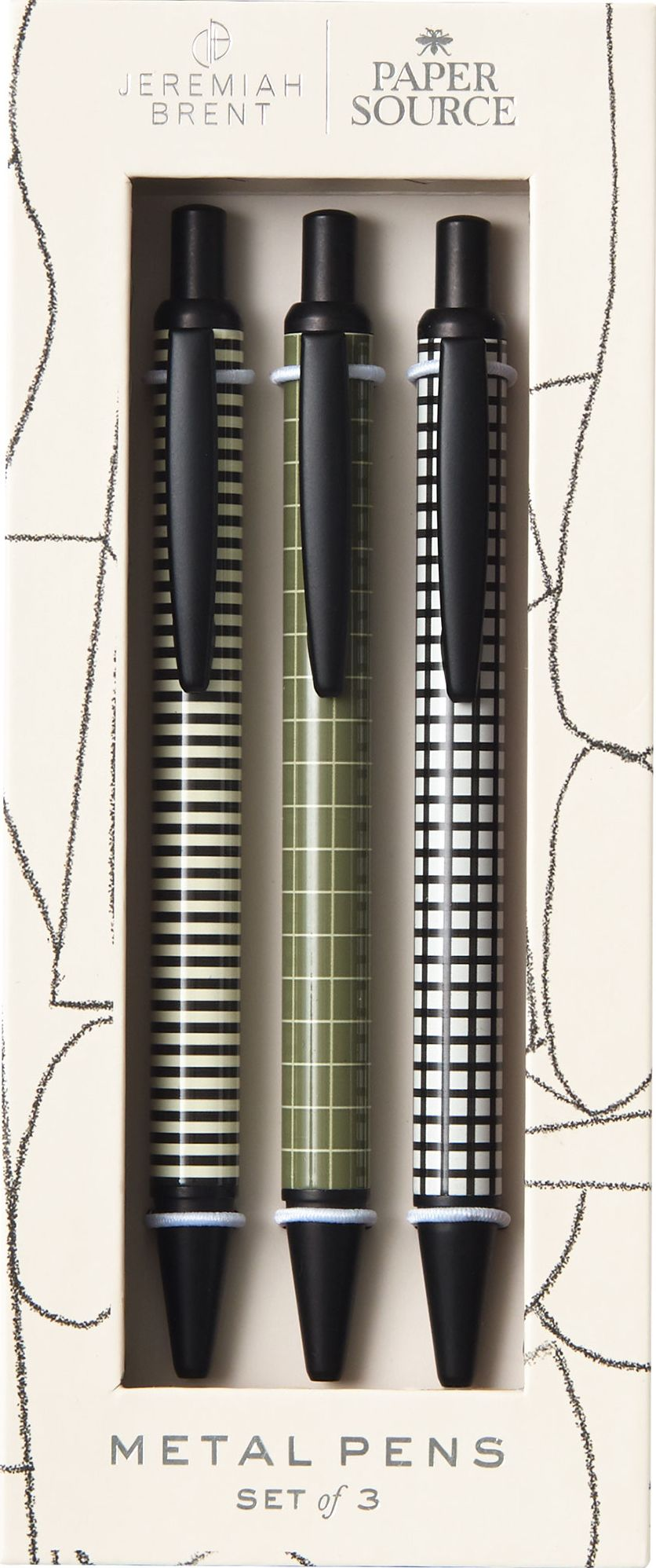 Jeremiah Brent Printed Pen Set