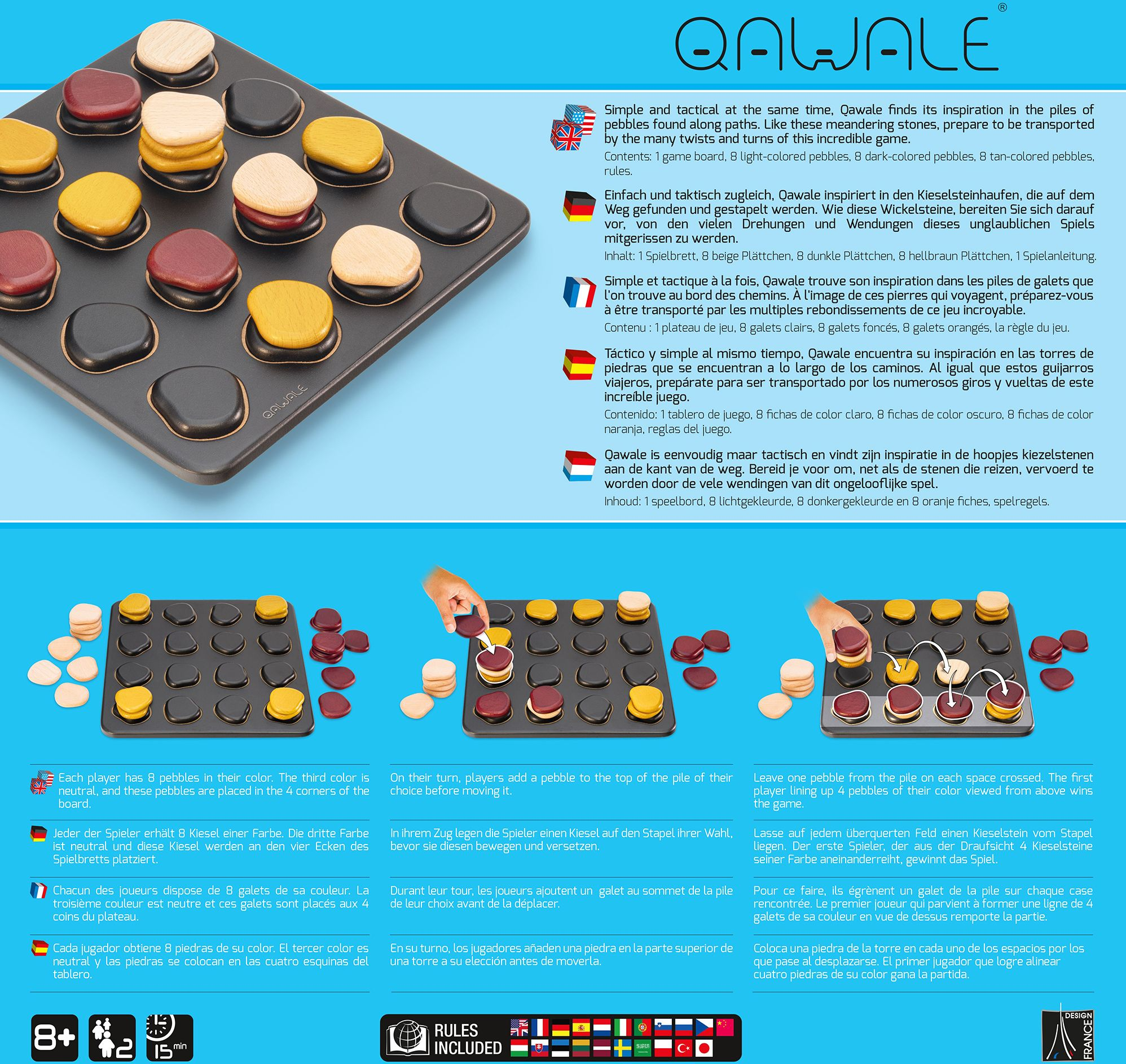 Qawale (B&N Game of the Month) by Romain Froger and Didier Lenain-Bragard