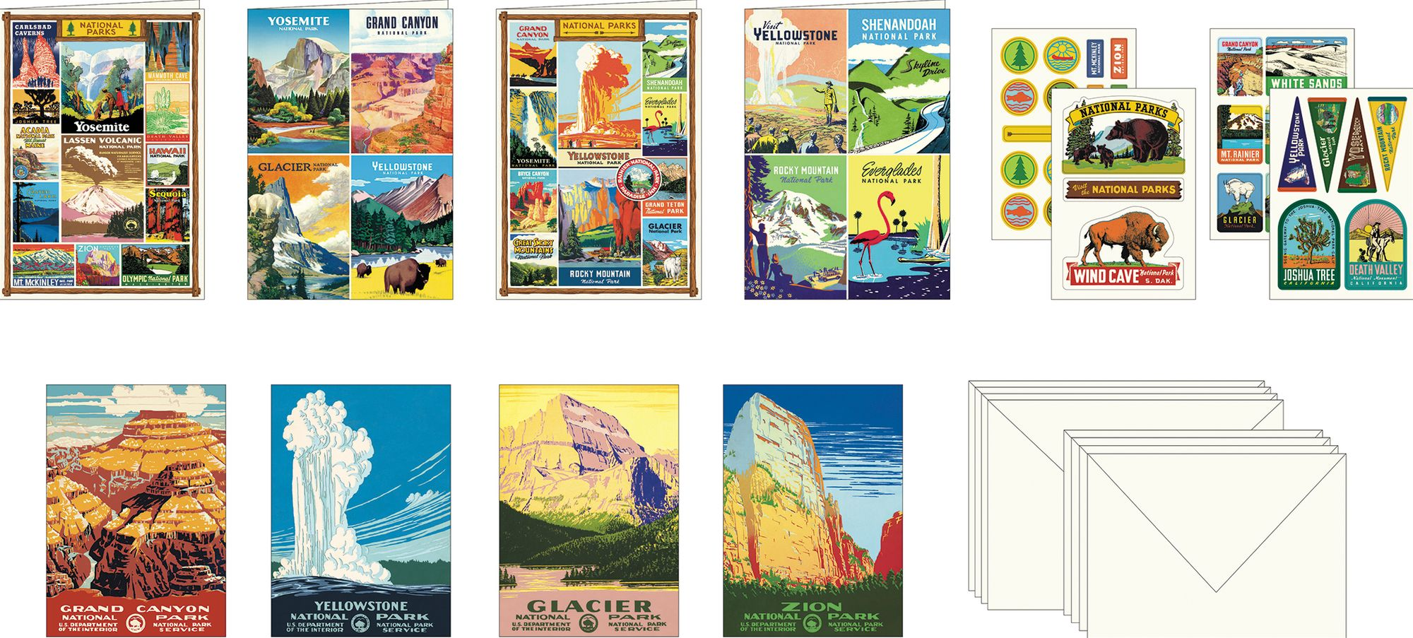 National Parks Stationery Set