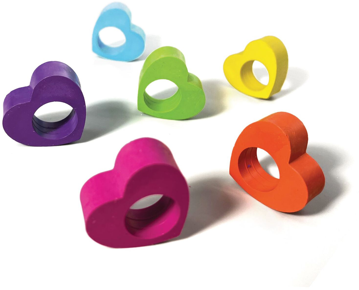Heart Ring Crayons - Set of 6