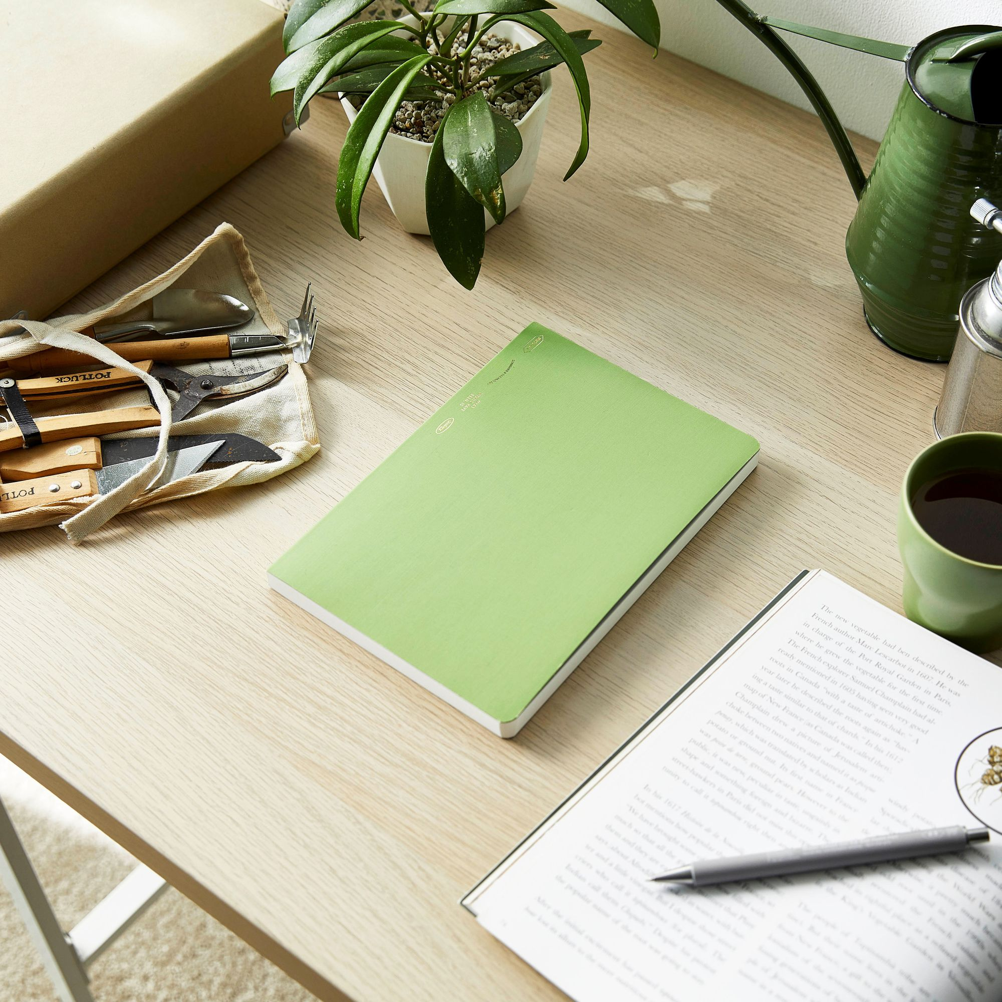 Leaf Green 365 Days Notebook