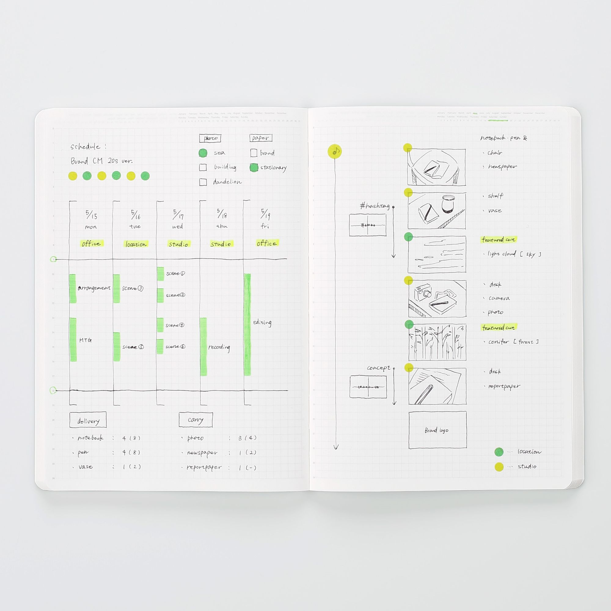 Black 365 Days Notebook