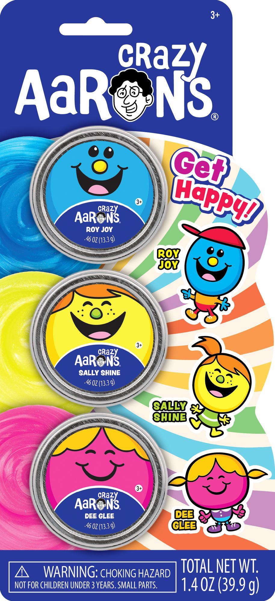Get Happy 3-Pack Mini Tins