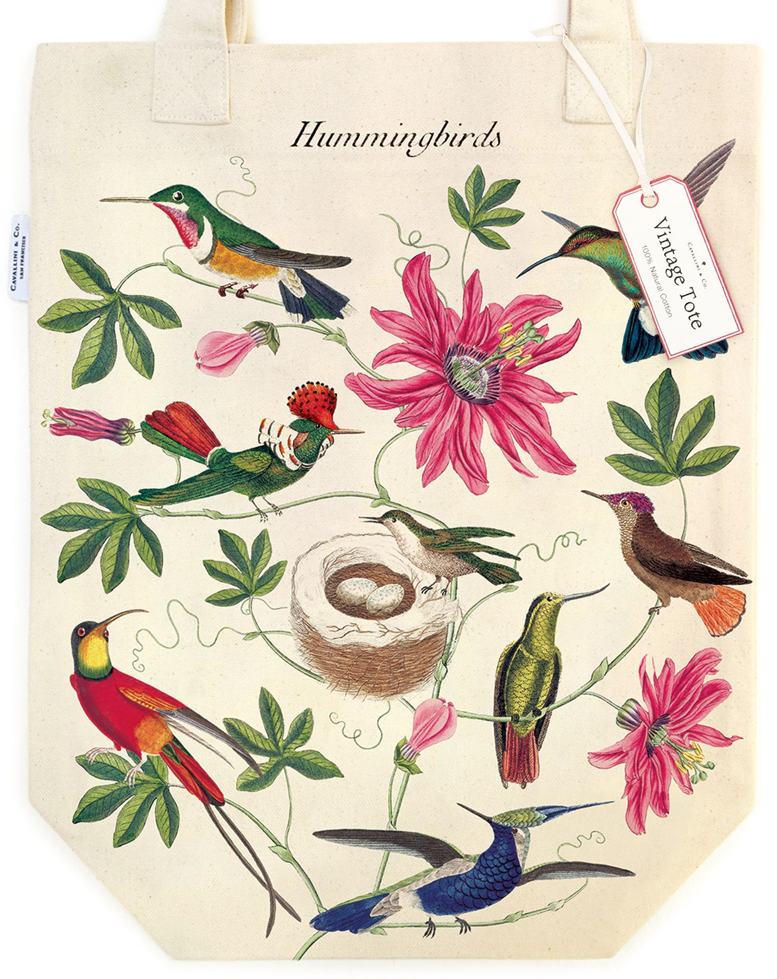 Hummingbirds Tote Bag