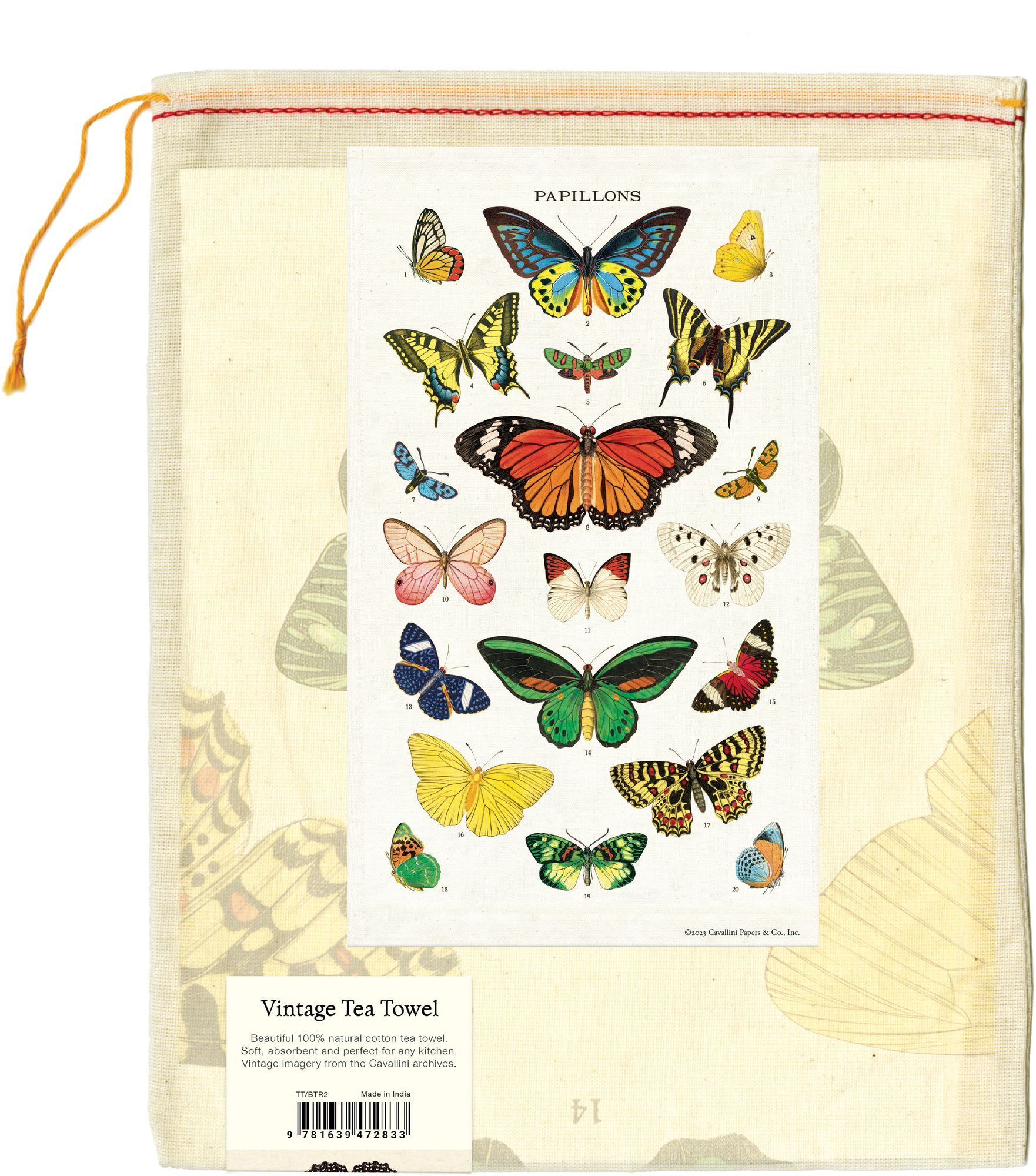 Butterflies Tea Towel