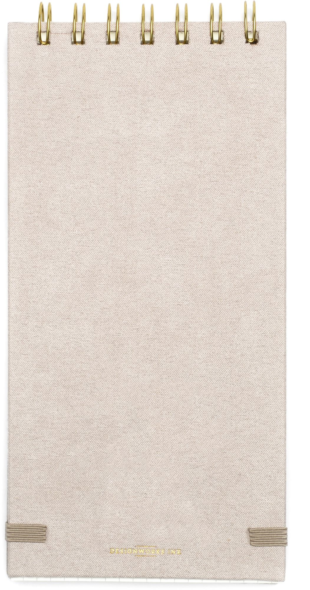 Vegan Suede Reporter Notepad - Taupe