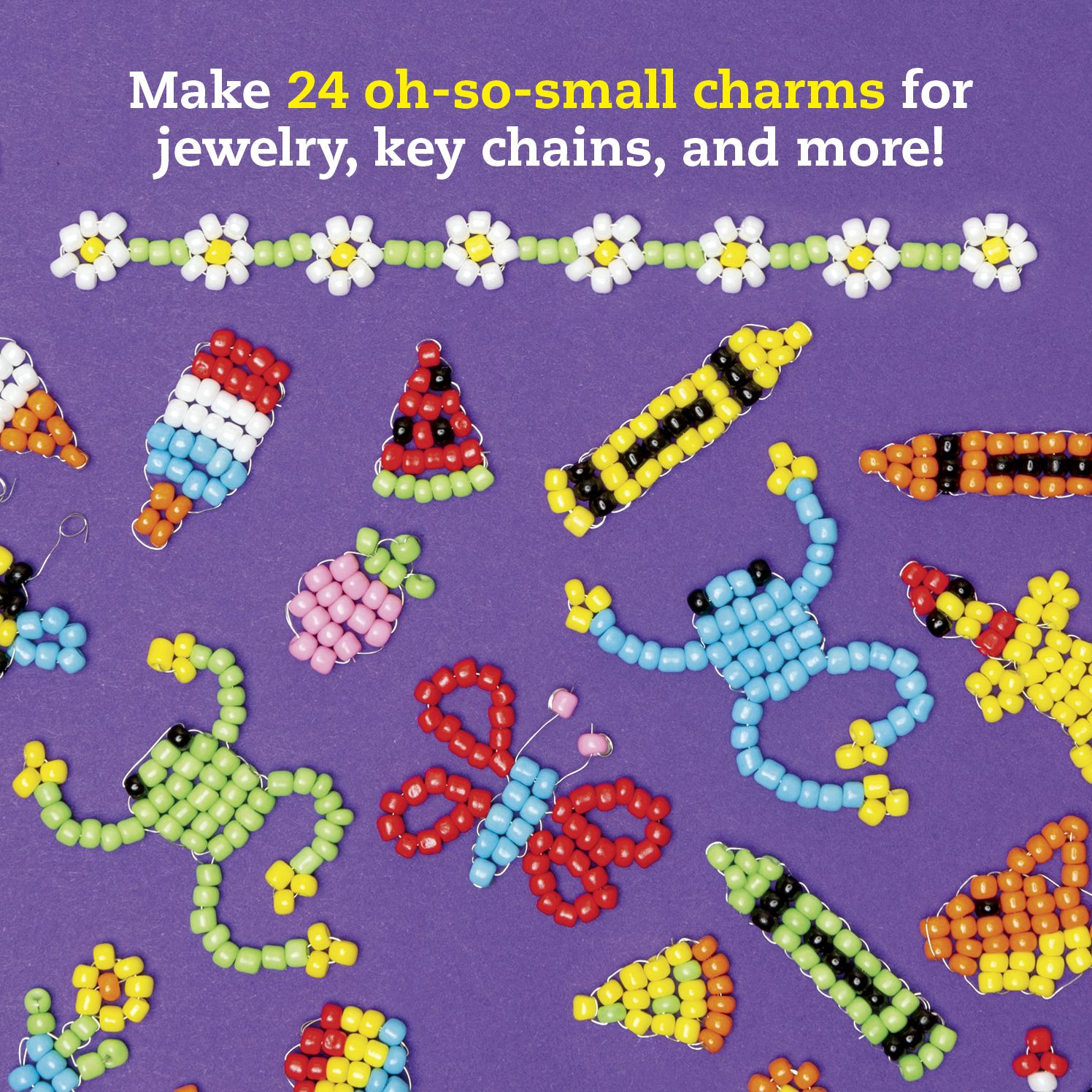 BEADLINGS: MAKE 24 ITTY-BITTY BEADED CHARMS