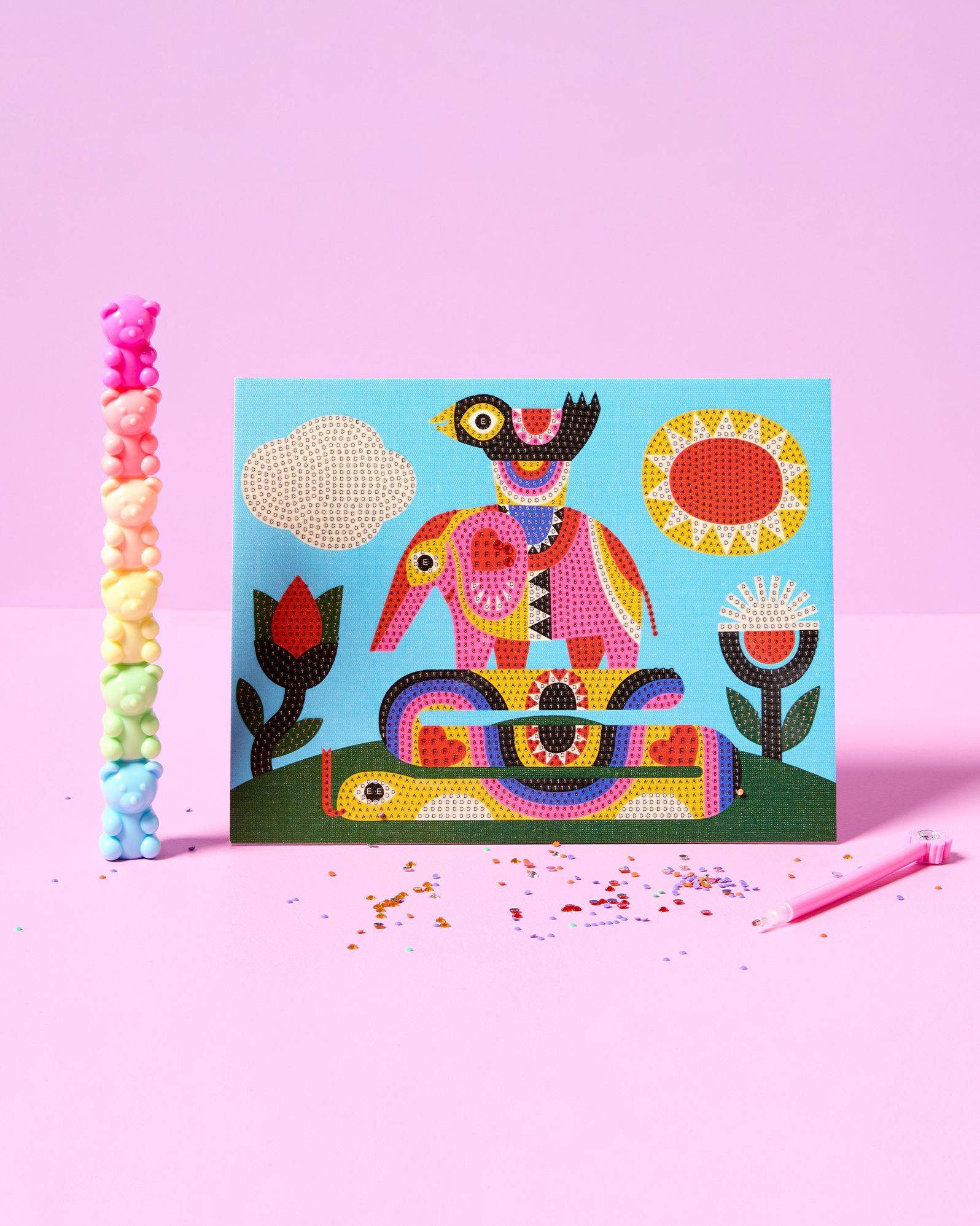 Kid's Sparkle Art: The Pyramid