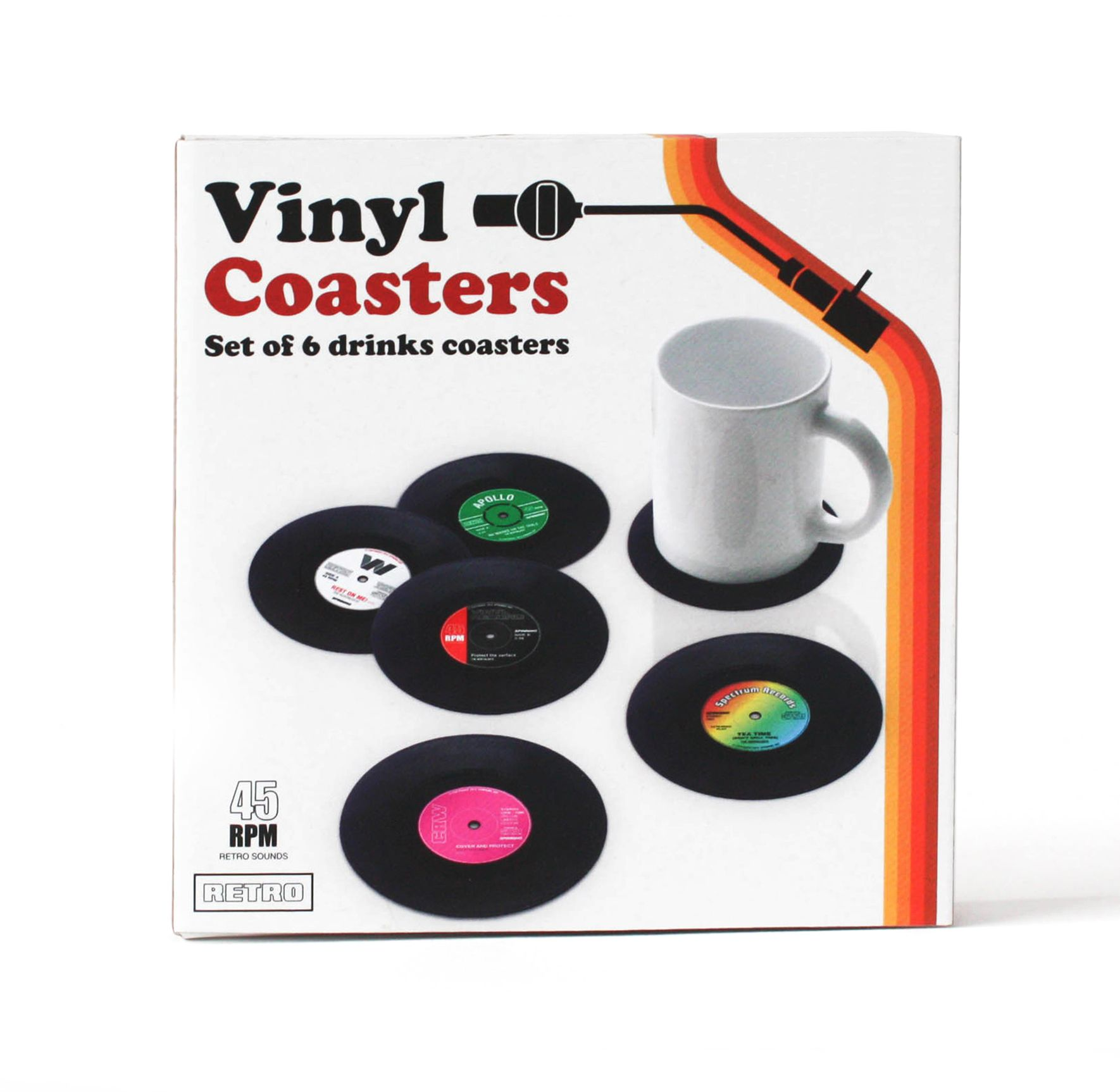 Vinyl Record Coasters