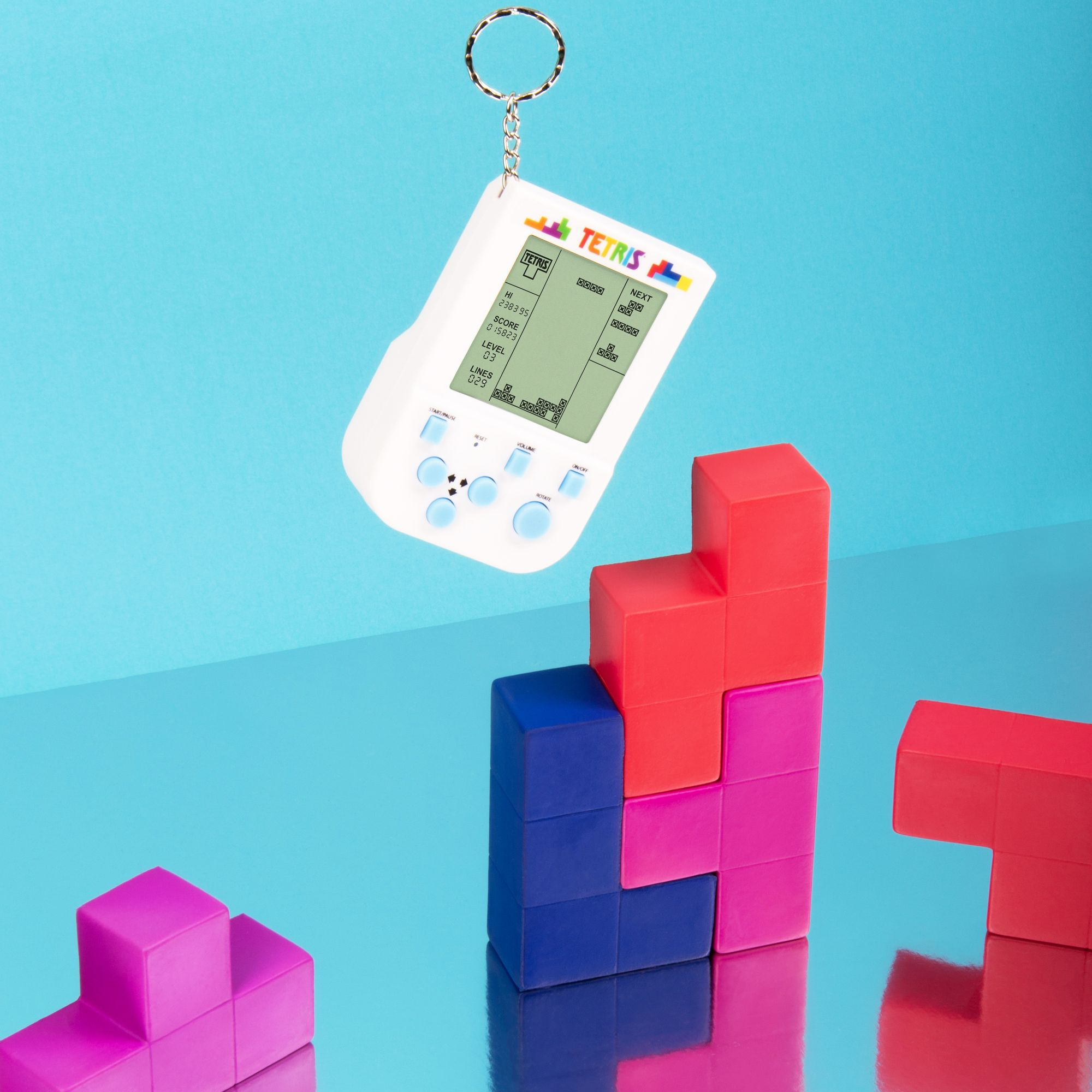 Tetris Keyring Arcade Game