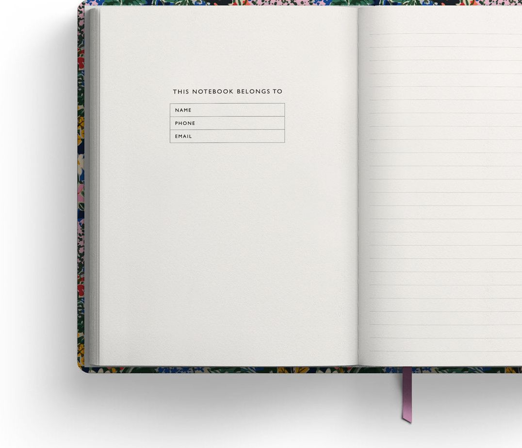 Kaleido Marsh Daisies Hardback Notebook