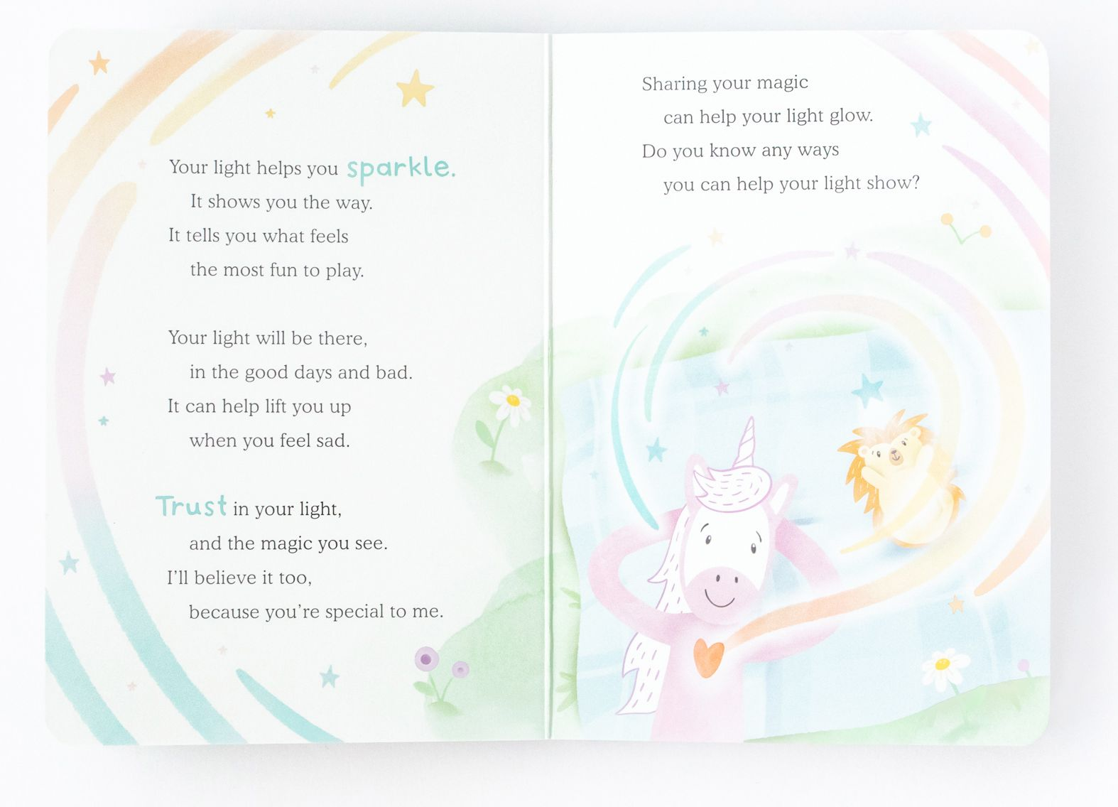 Unicorn Kin + Board Book: Let Your Light Shine