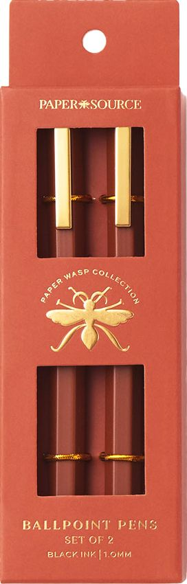 Paper Wasp Rust Ballpoint Pen S/2 - Limited Edition