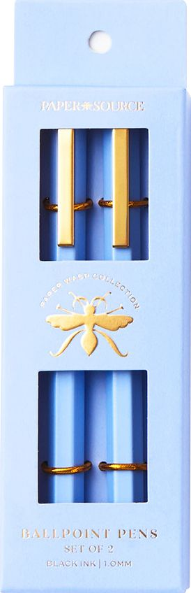 Paper Wasp Periwinkle Ballpoint Pen S/2 - Limited Edition