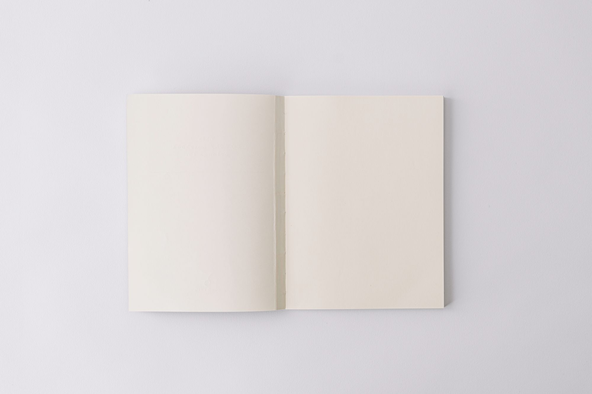 Antique Bows Softcover Notebook - Blue