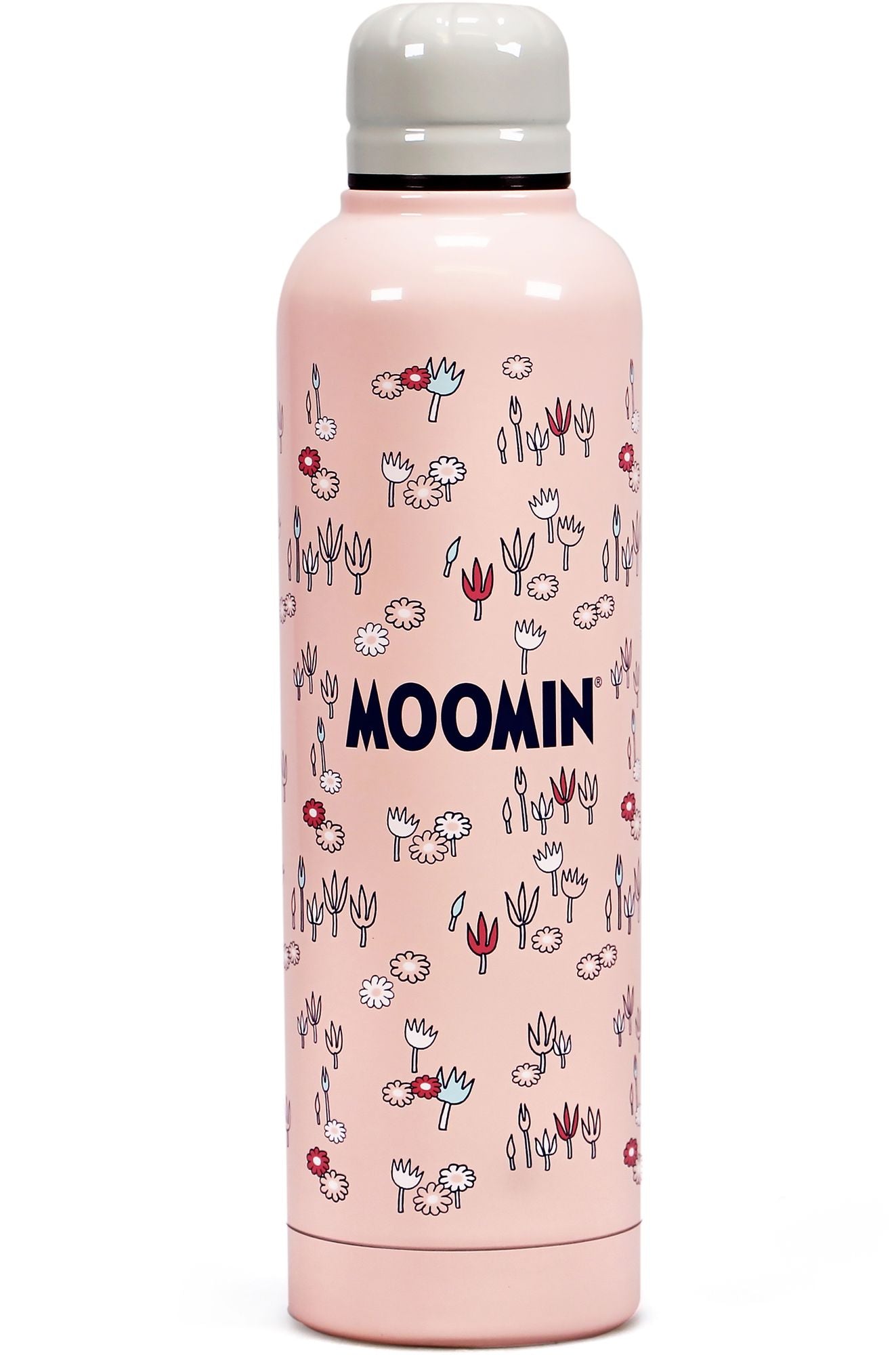 Water Bottle Metal (500ml) - Moomin (Pink)