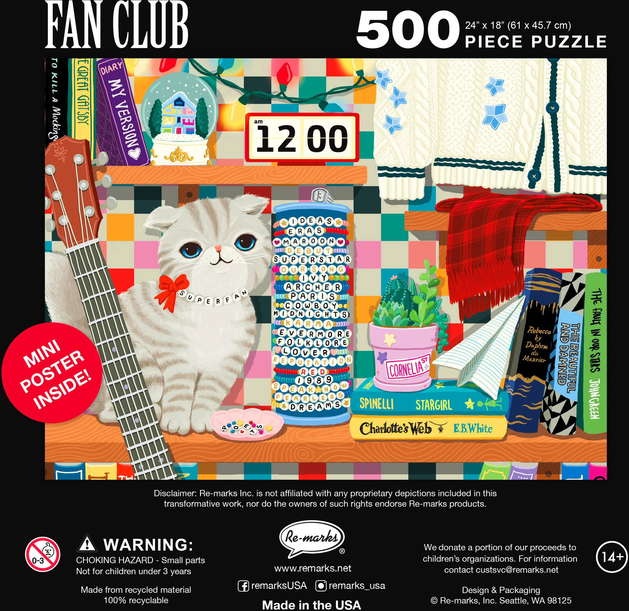 Fan Club 500-Piece Jigsaw Puzzle