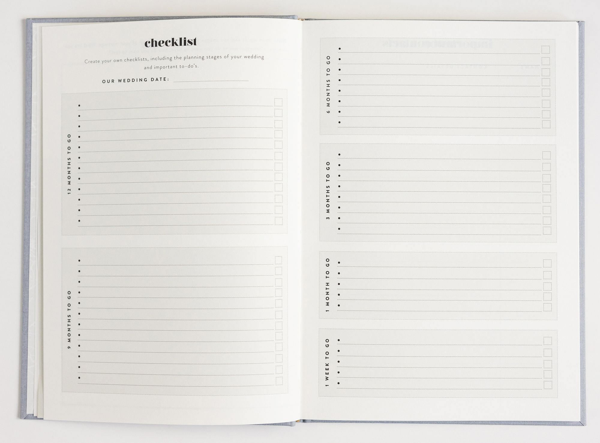 I Do Wedding Planning Journal