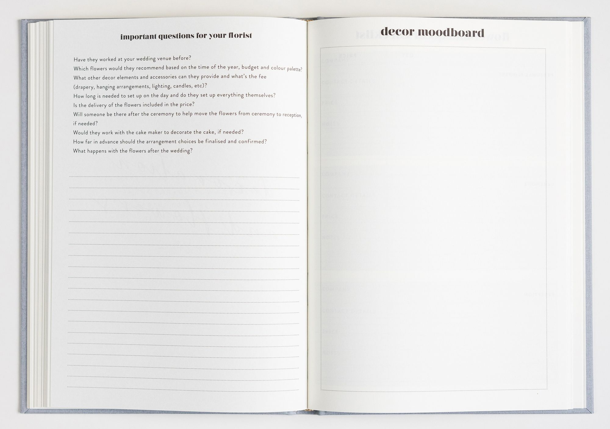 I Do Wedding Planning Journal