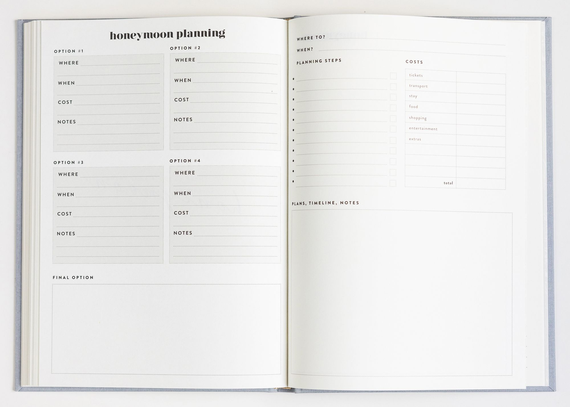 I Do Wedding Planning Journal