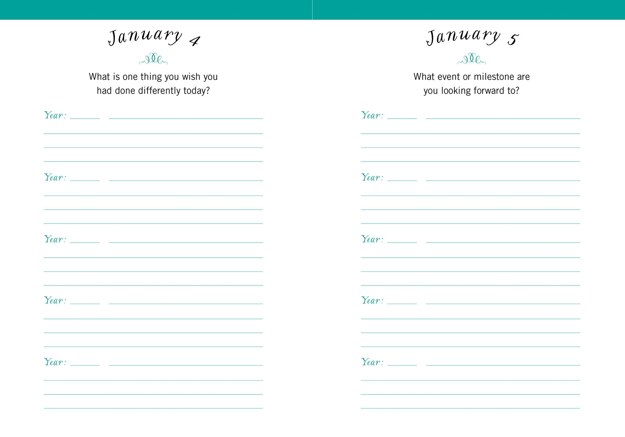 One Question a Day (Floral): A Five-Year Journal