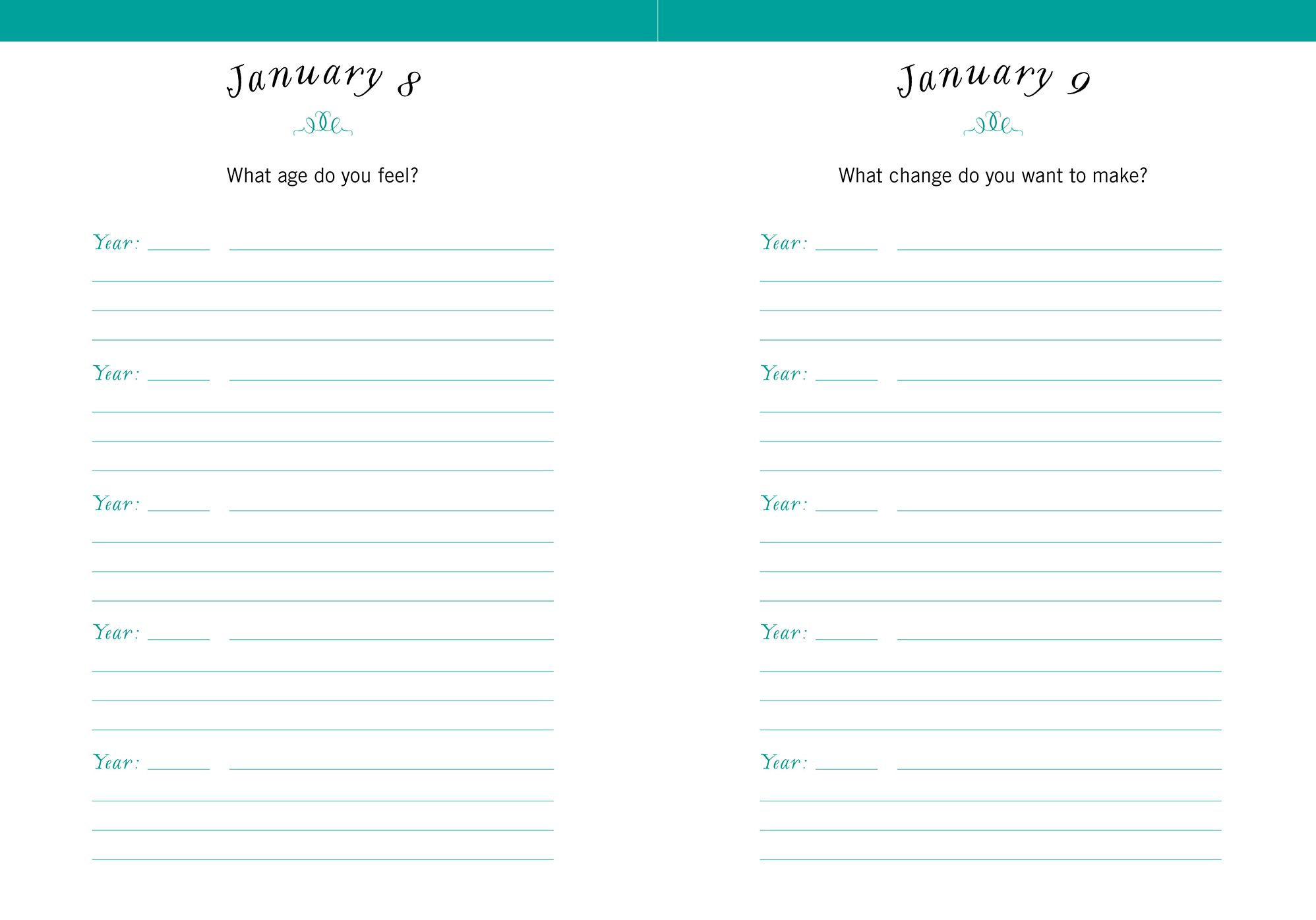 One Question a Day (Floral): A Five-Year Journal