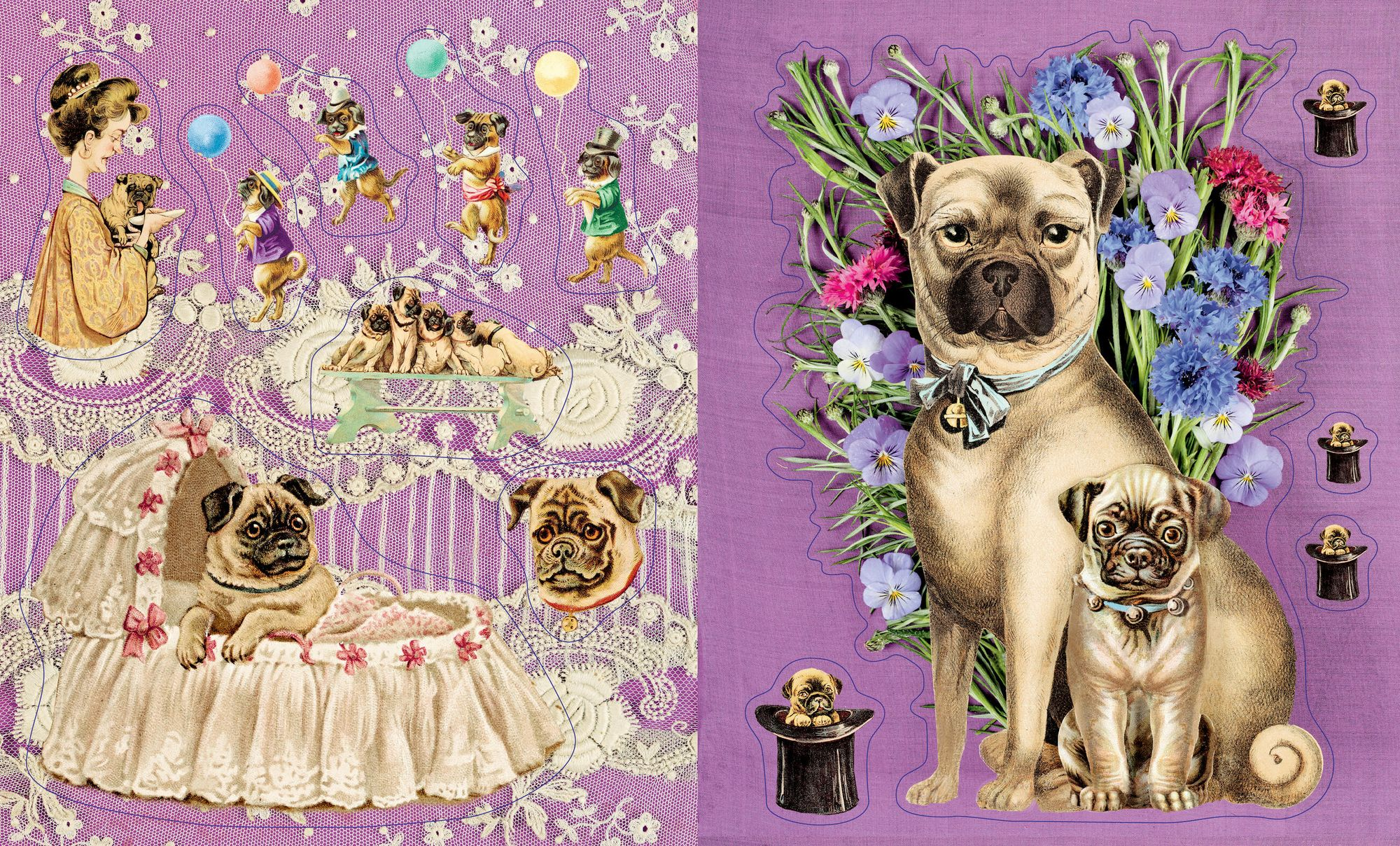 Cynthia Hart's Victoriana Dogs: The Sticker Book: 340 Captivating Stickers