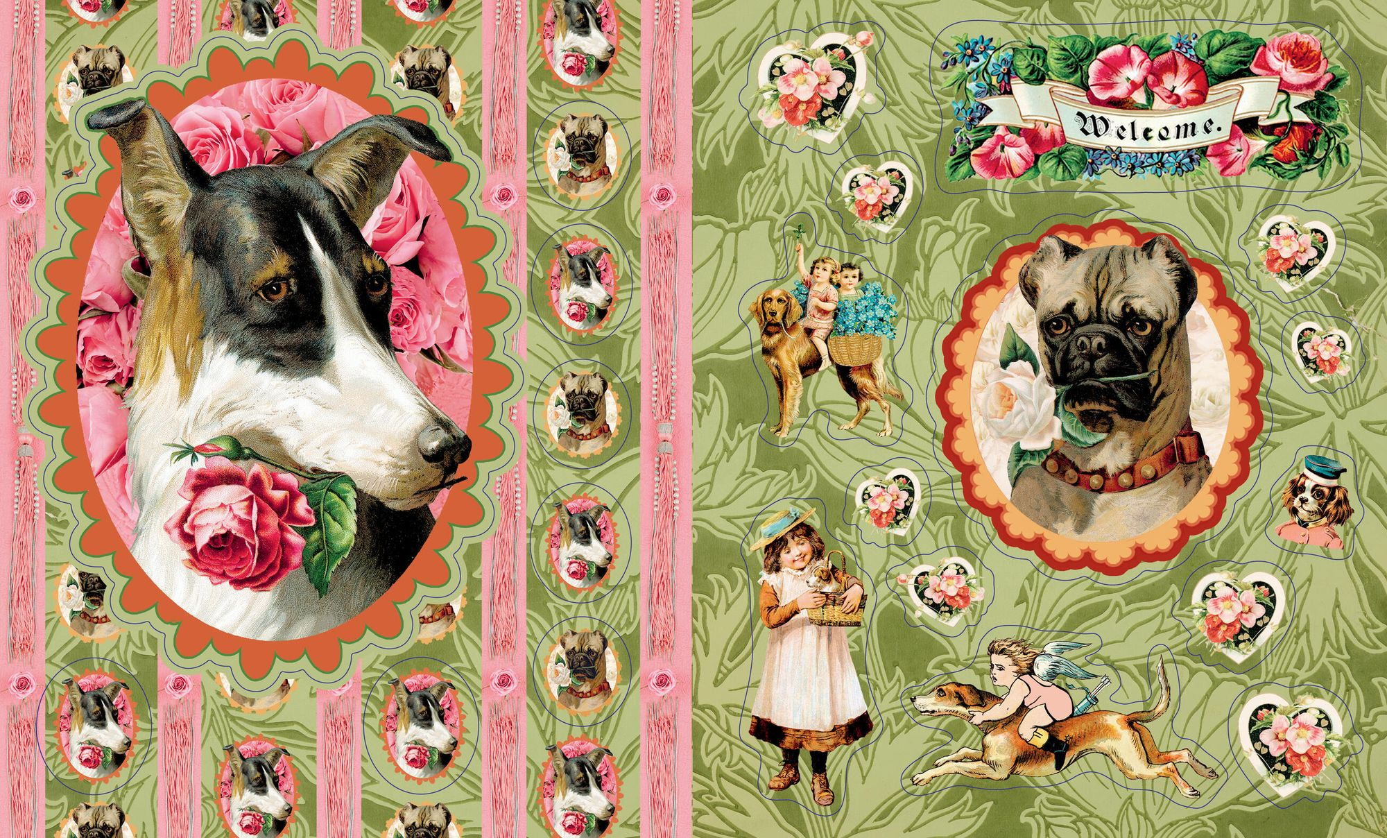 Cynthia Hart's Victoriana Dogs: The Sticker Book: 340 Captivating Stickers
