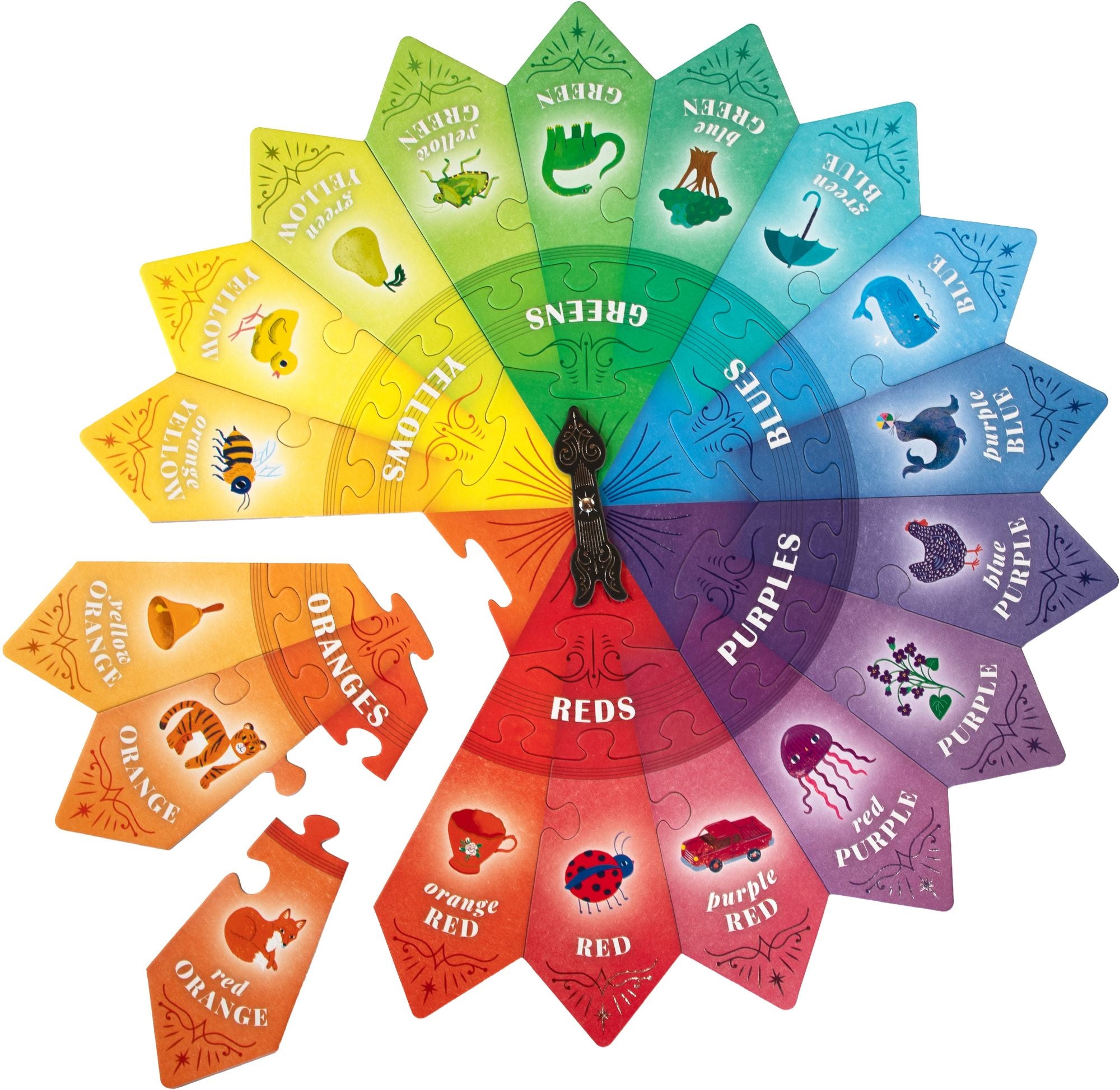 Color Puzzle Spinner Game