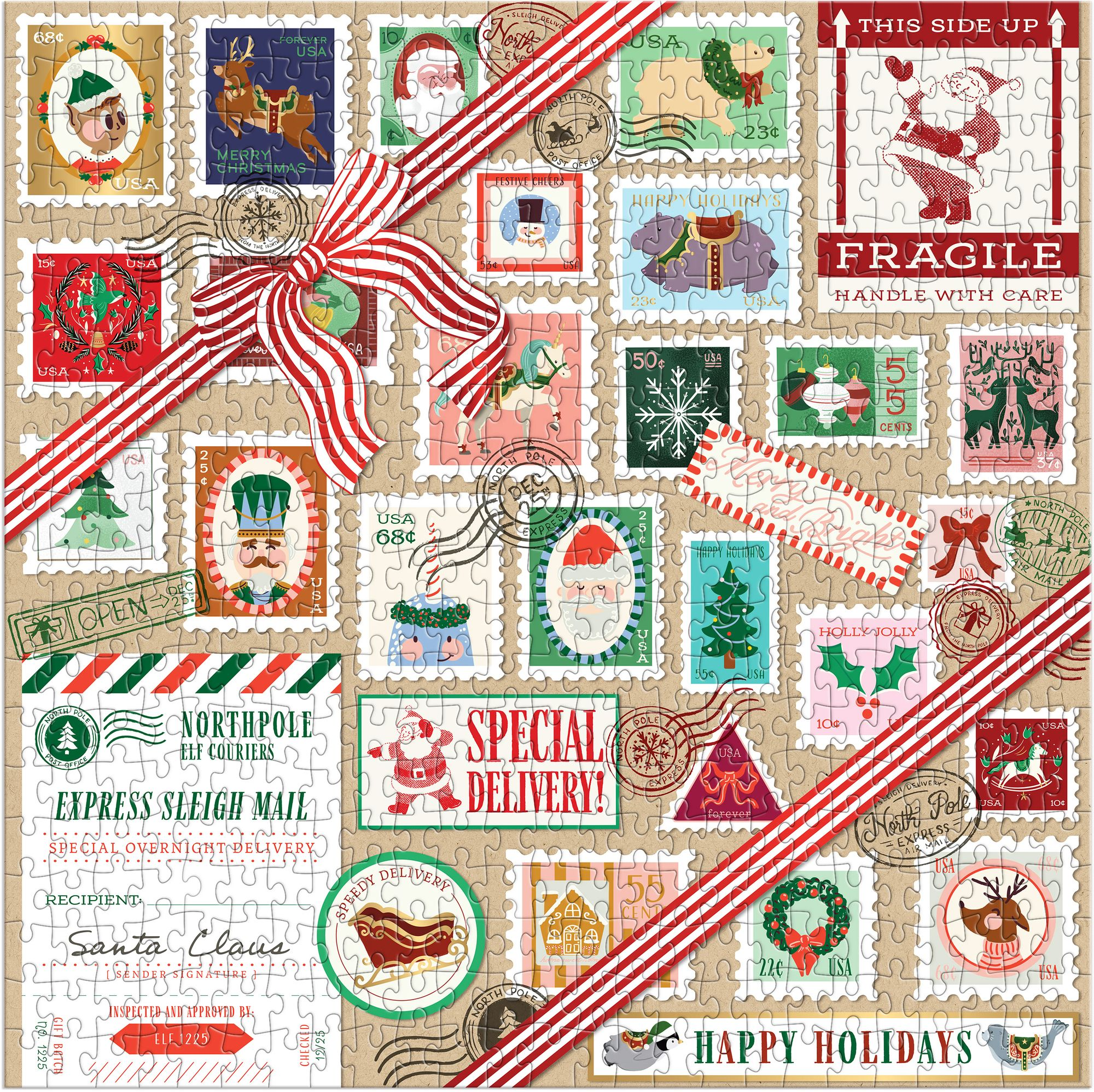 Santa Mail 500 Piece Puzzle
