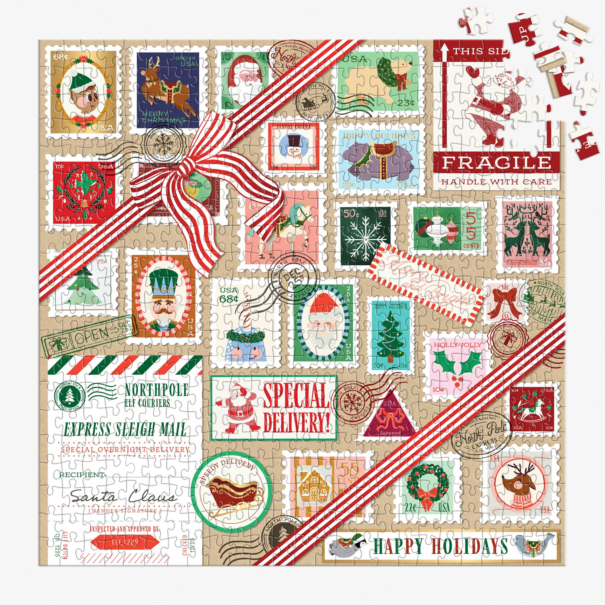 Santa Mail 500 Piece Puzzle