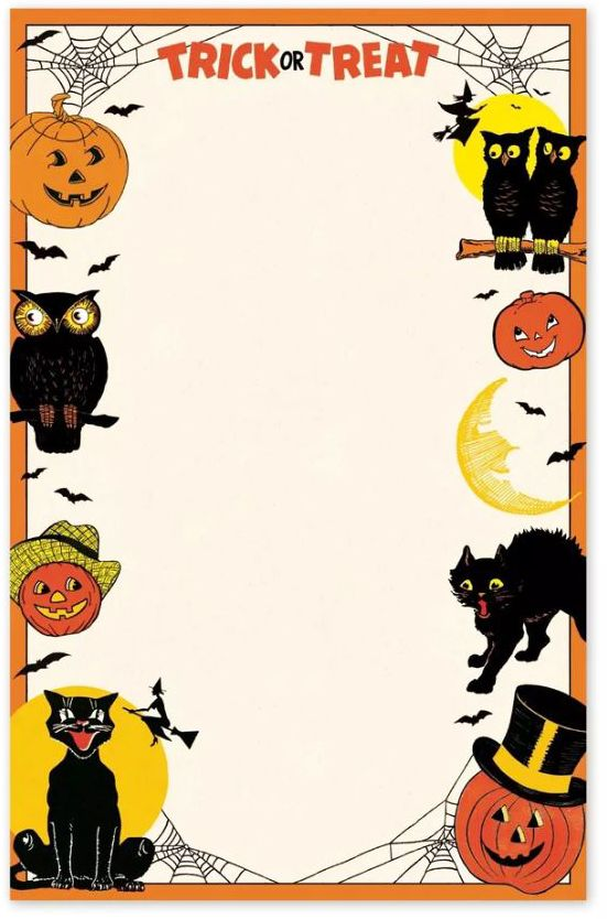 Trick or Treat Halloween Notepad