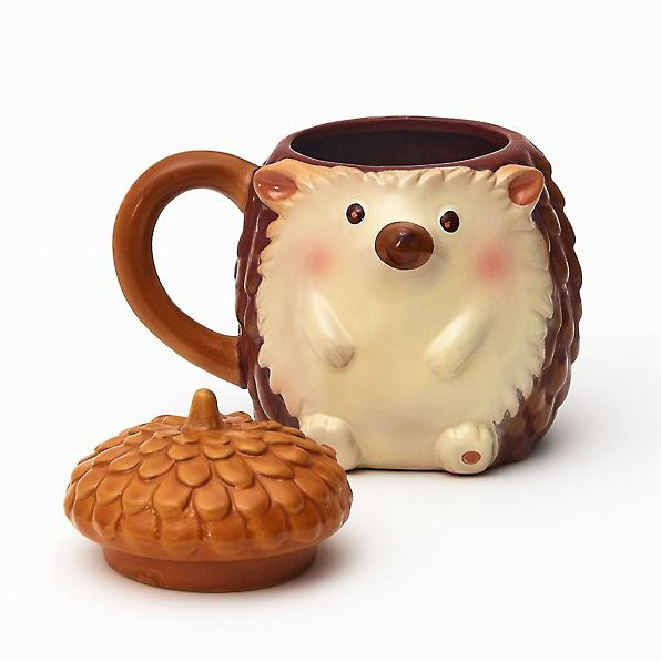 Hedgehog Lidded Mug