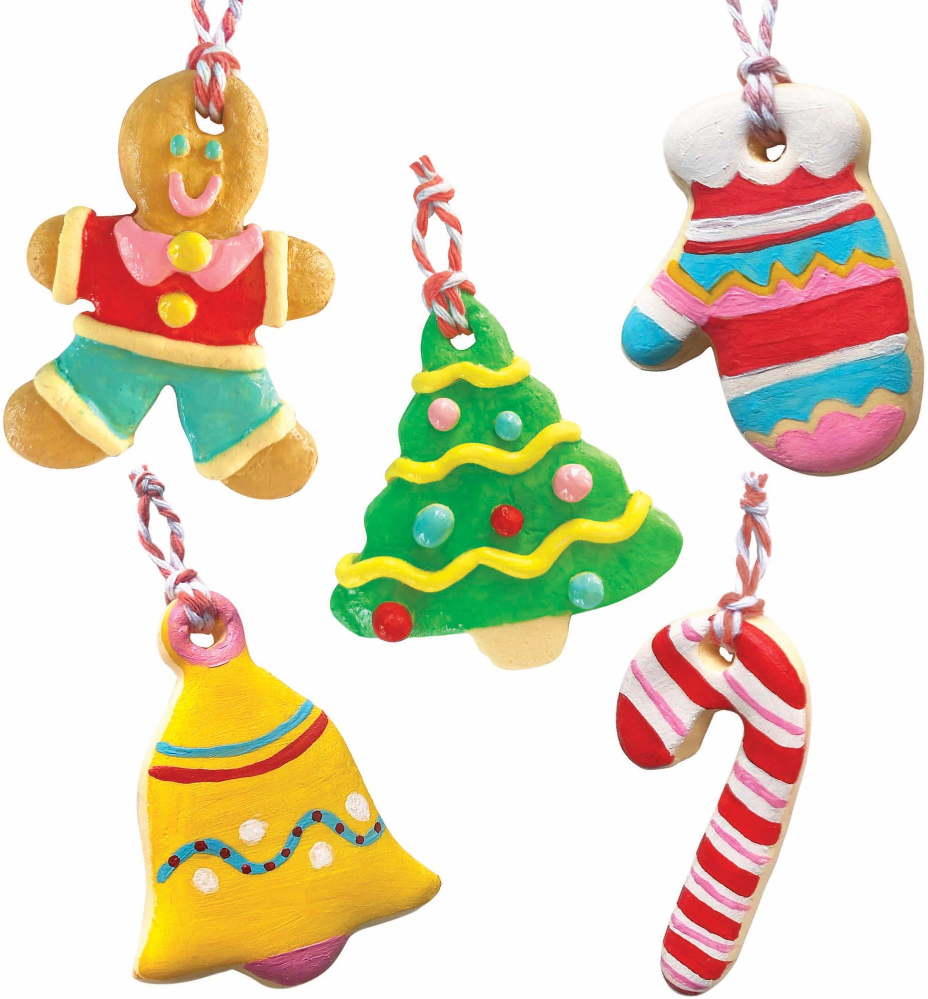 Make & Paint Clay Cookie Ornaments