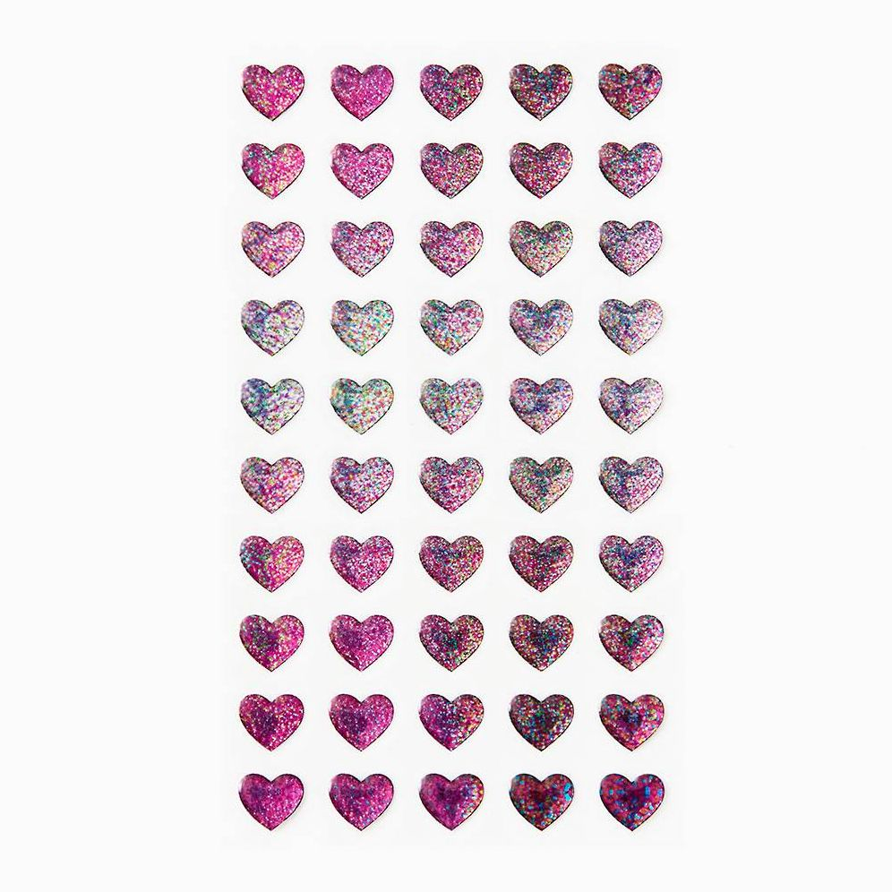 Holographic Mini Heart Stickers
