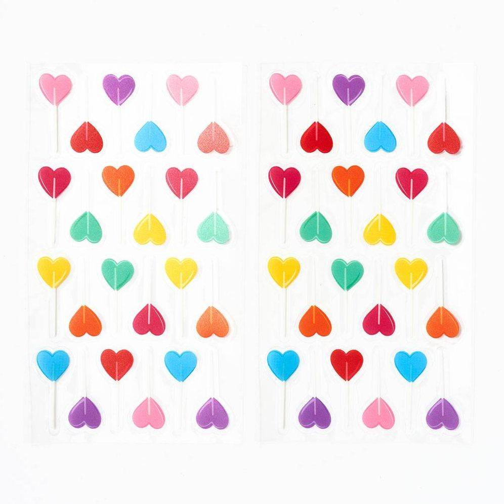 Heart Lollipop Stickers