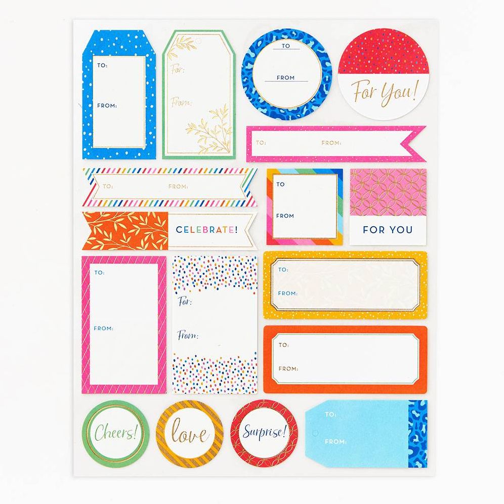 Colorful General Gift Labels