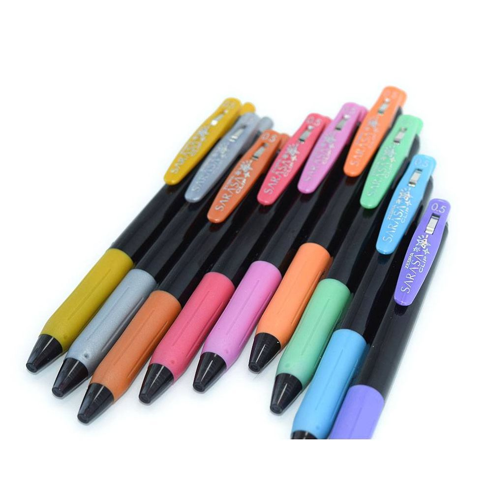 Sarasa Clip Decoshine Metallic Gel Ink Retractable Pens