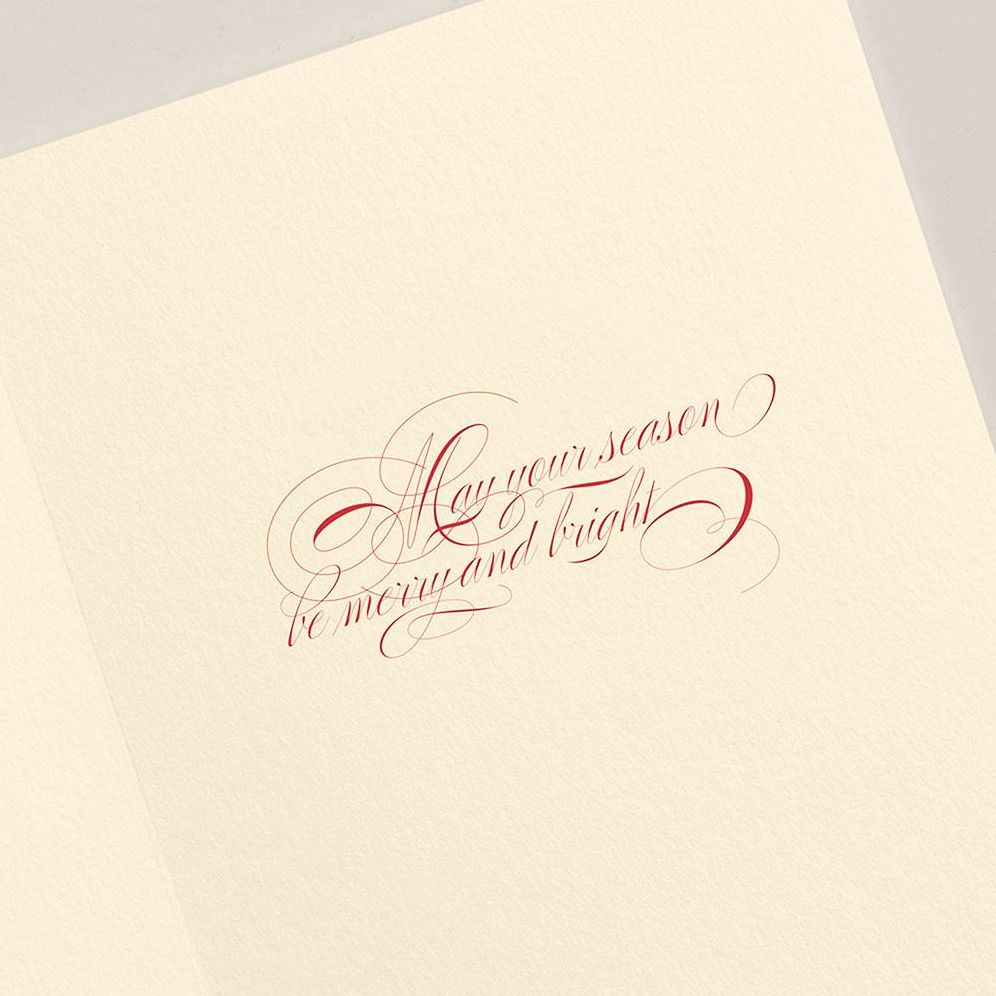 Crane & Co. Joyful Wreath Holiday Card Set