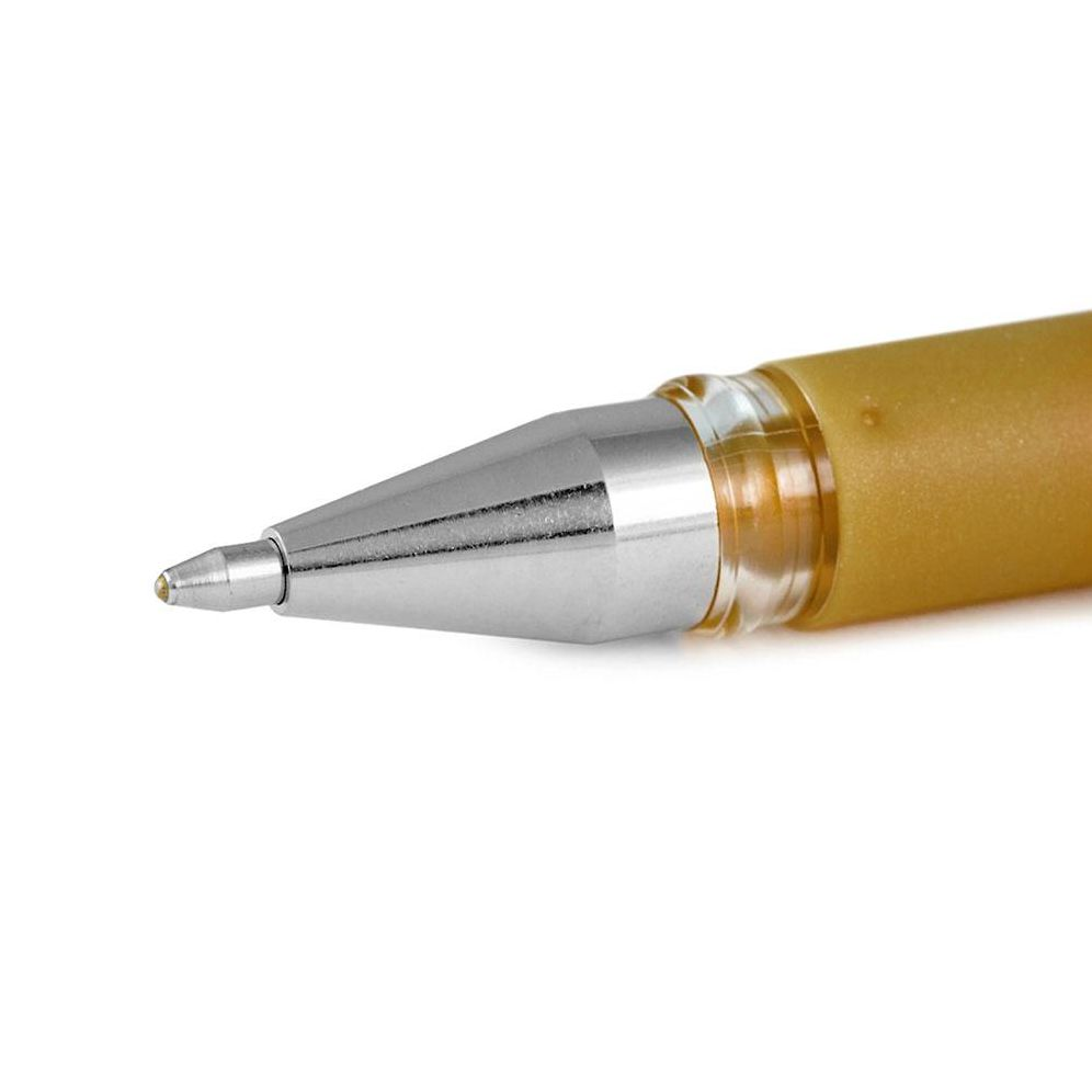 uniball Signo Gel Impact Pens, Bold Point (1.0mm), Assorted Metallic, 3 Pack (Gold, Silver, White)