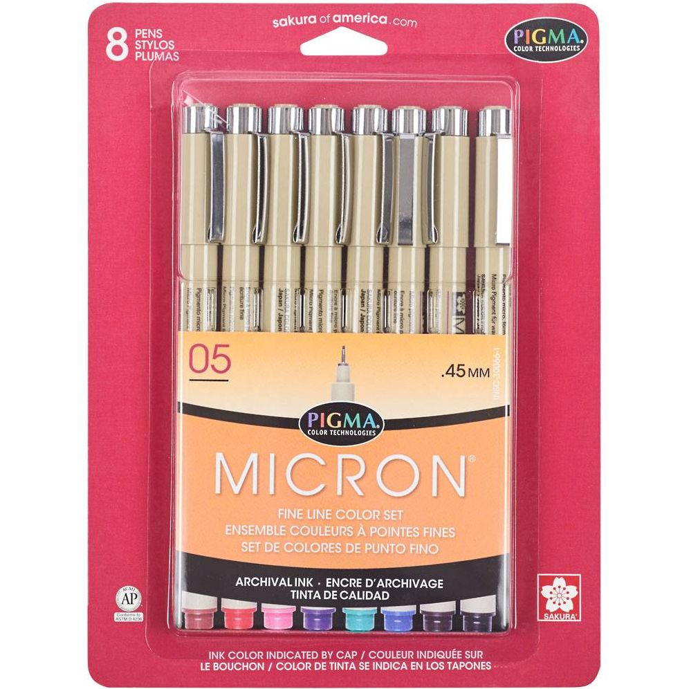 Micron Color Pen Set