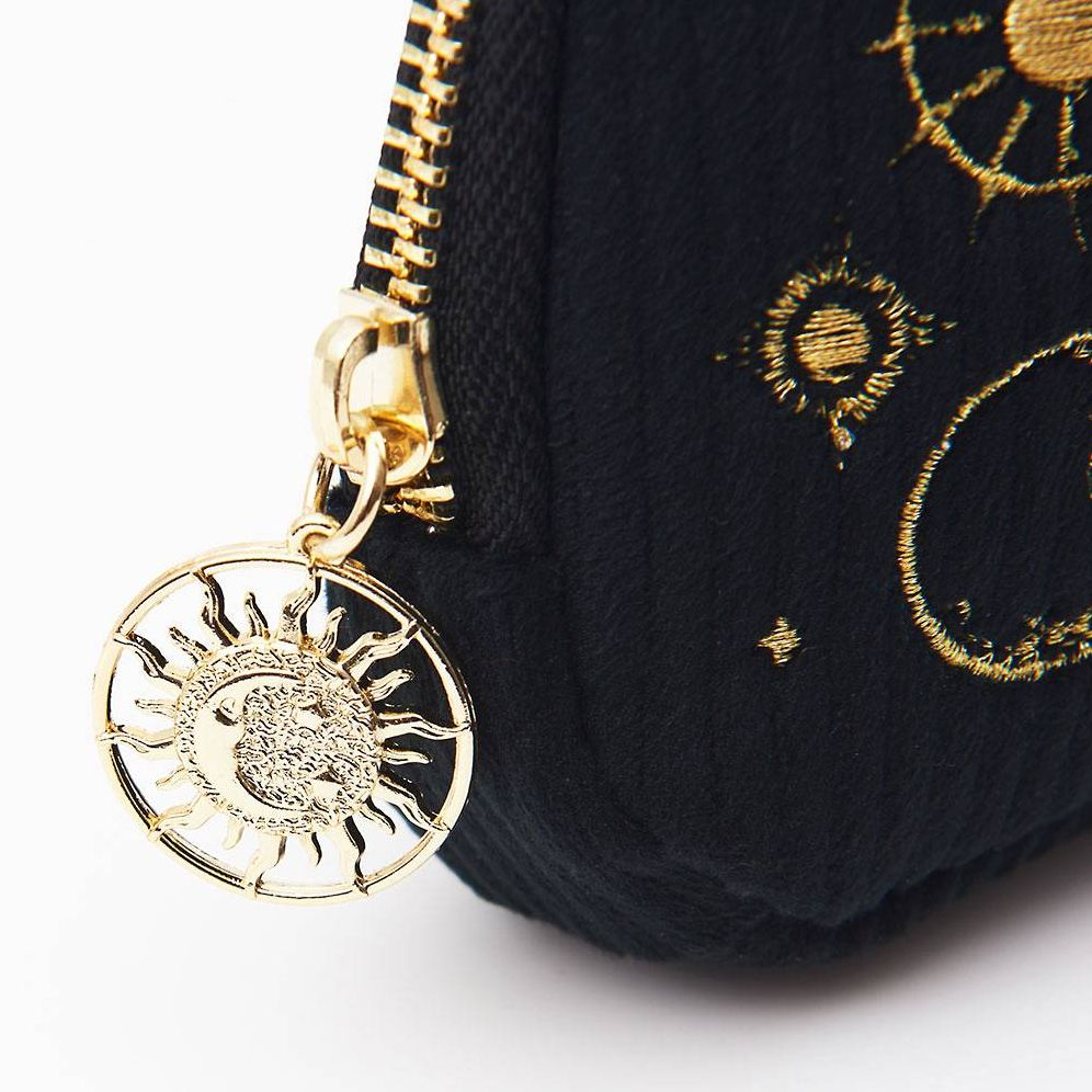 Celestial Embroidered Pouch