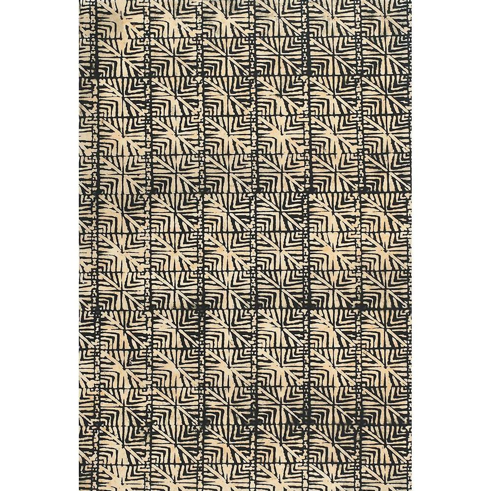 Black and White Batik Squares Handmade Paper
