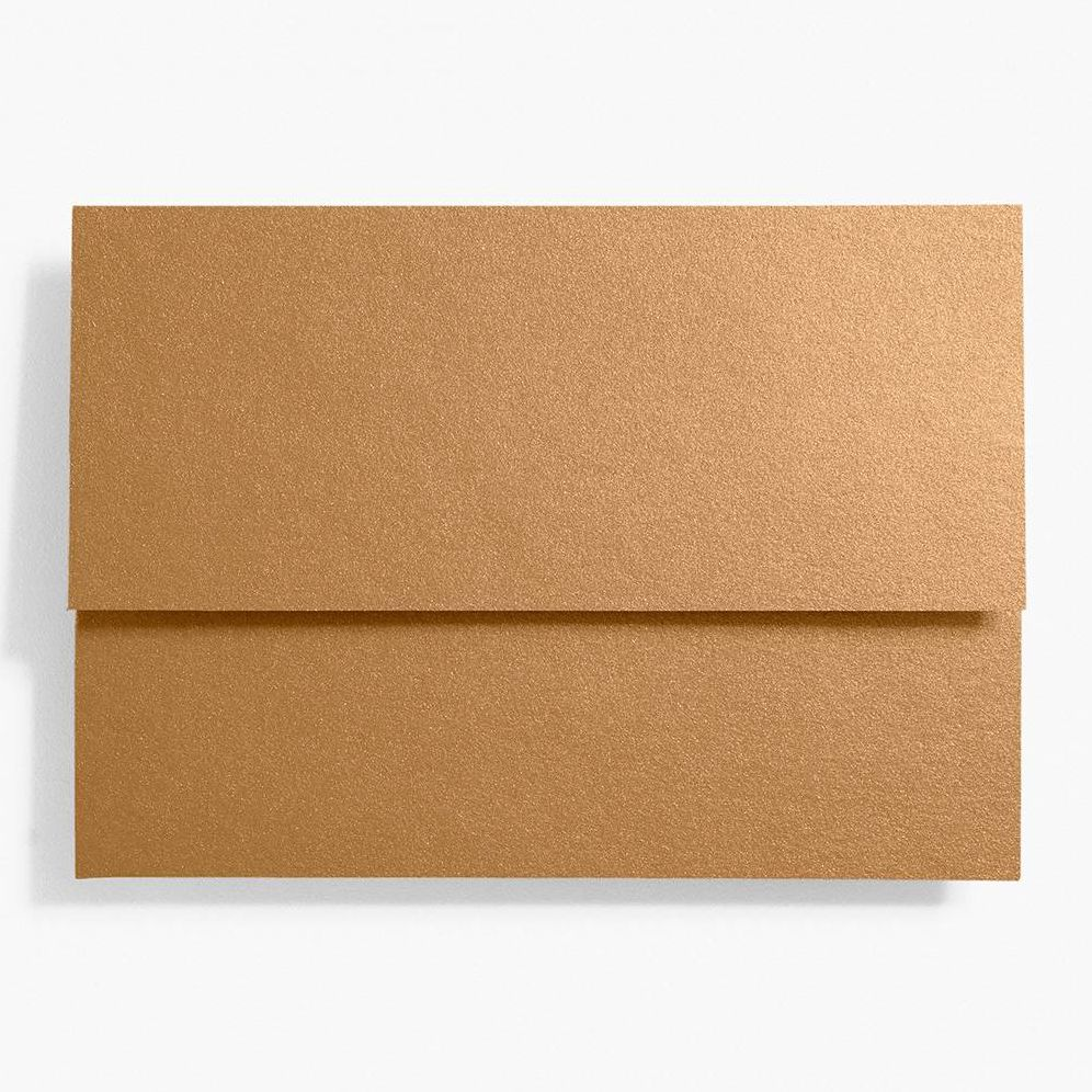 A7 Antique Gold Folder Enclosures